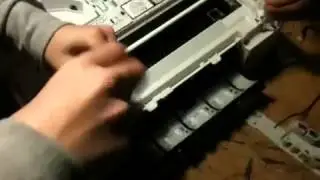 Disassembling a Brother DCP-195C printer & scanner