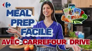 MEAL PREP pour la semaine 🍲🍽️ : anti-inflation | Retour de Courses avec Stelle | Carrefour France