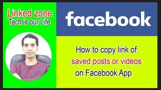 How to copy link of saved posts or videos on Facebook app