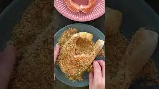 Baked gratin salmon