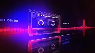 Neon Wave Audio Visualizer | After Effects Template | Openers