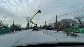 Новая дорога в Рабочем город Тайынша. Северный Казахстан. СКО