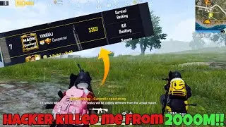 WORST HACKER IN PUBG MOBILE | HACKER KILLED ME FROM 2000M AWAY