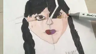 Wednesday drawing transition