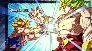 Z Broly Tanks Goku's Kamehameha! (DBZ Comic Dub)