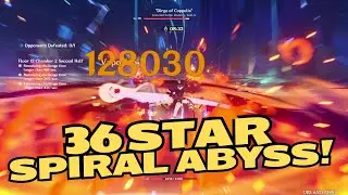 A Very Tired Man 36-Stars The Spiral Abyss In Genshin Impact