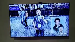 Nvidia image style transfer, in Siggraph 2017, LA
