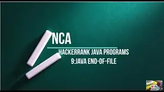 9:Java End of file || Hackerrank java solutions.