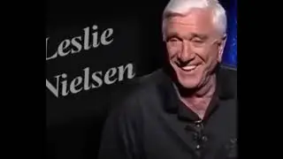 Leslie Nielsen pranked the interviewer with a fart machine