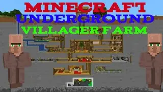 MINECRAFT UNDERGROUND VILLAGERS FARM