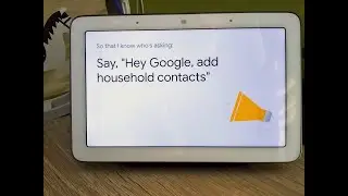 Hey Google, add household contacts