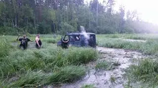 Взятие точки на Уаз Хантер