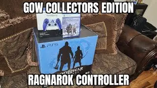 GOD OF WAR RAGNAROK COLLECTORS EDITION AND CONTROLLER