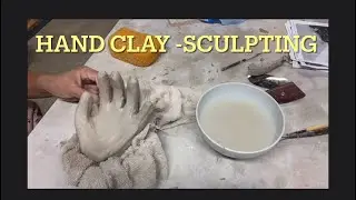 HAND SCULPTING USING AN  ARMATURE. #claysculpture #clayart #sculpture #art #pottery #ceramicsart