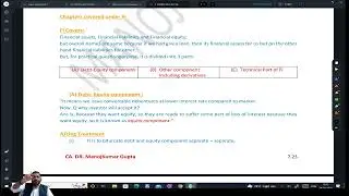 IND AS Fatafat Part 9 Financial instrument (FI) P1 IND AS 09, 107, 32 MAY 2022 EXAM Q by MANOJ KA FR