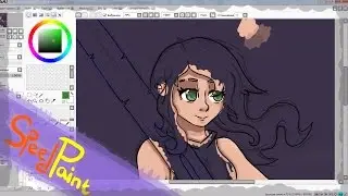 Девушка в доспехах (SpeedPaint)