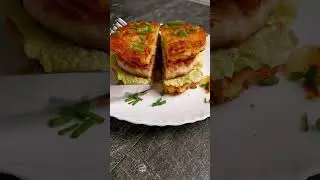 Хашбраун с рубленной котлетой