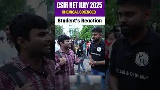 CSIR NET Chemical Science Exam Analysis 2025 | CSIR NET 2025 Student Review! 