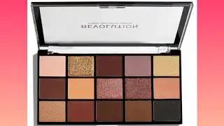Copper brown eye makeup tutorial|MAKEUP REVOLUTION RELOADED VELVET ROSE EYESHADOW PALETTE #Eyemakeup