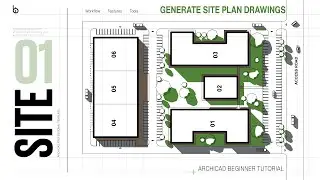 ArchiCAD Best Way To Generate Site Plan Drawing | Beginner Tutorial