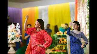 Rushmila & Towfiq Holud Dance | Cousin's Wedding| Churi Jo Khanki Haatho Main.
