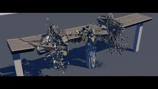 Bridge Destruction in Cinema 4d Tutorial Without any Plugin