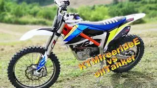 KTM freeride E vs oil Tanker