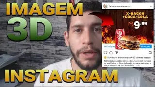 COMO CRIAR IMAGEM PARA INSTAGRAM EM 3D