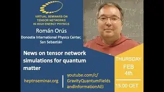 HEP-TN Seminar: Román Orús 