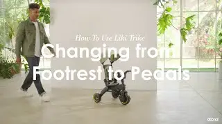 How to change from footrest to pedals | Liki Trike