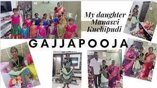 Gajja pooja | Kuchipudi|Sri Vijaya Natya Nikethan | Gajularamaram Hyderabad