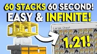 INFINITE COAL SCAFFOLDING FARM! Minecraft Bedrock 1.21 - MCPE/Xbox/PS4/Nintendo Switch/Windows 10