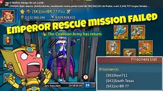 Lords Mobile - All our big rally leaders got capped. OcrBR77 emperor account come to the rescue!