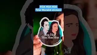 TYLER WARWICK STICKERS! #shorts #stickers #twilight