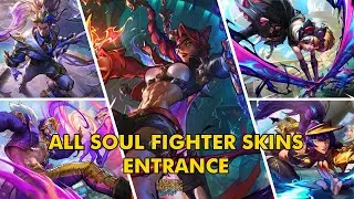 ALL SOUL FIGHTER SKINS ENTRANCE | WILD RIFT 2024