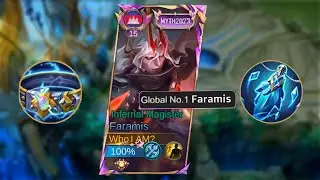 FARAMIS BEST ROAMING IN  RANKED!! | GLOBAL FARAMIS BUILD & EMBLEM MLBB