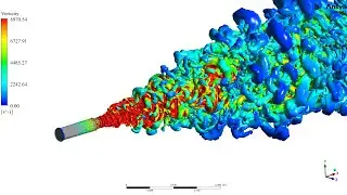 🚀 Supersonic Jet Flow | Noise Analysis with LES CFD Simulation
