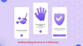 Onboarding Screen | Simple On boarding Screen | #onboard #onboarding #splash @FlutterFlow @flutter