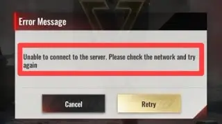 Unable to connect to the server. Please check the network and try again problem  in Badlanders game
