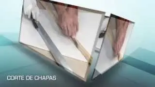 Como instalar drywall - Corte de Chapas