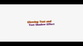 Text Shadow Effect with CSS | 3d  Animated Hover Text Effect | Glowing Text with CSS transition