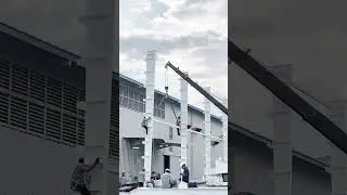 Steel structure installation - US Buildings