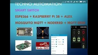 ESP8266 Smart Switch  Nodered & MQTT