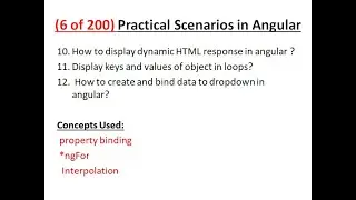 Practical Questions in Angular - Part 6 | Practical Angular