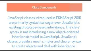 Day 9 - Class Components - 30 Days of React