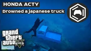 Honda Acty - Drowned a japanese truck | GTA5 moleculagames gta 5 gta 6 gameplay roleplay