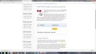 How To Convert Kindle Files To PDF File