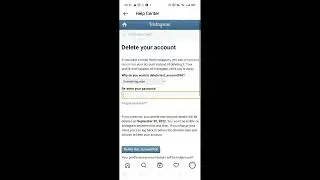 How to delete Instagram Account Permanently (Steps for Android Phone)