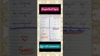 #moment & kurtosis #statistics #economics short notes #ugc net reexam #shorts