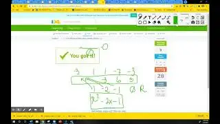 Tutorials: Synthetic Division in IXL